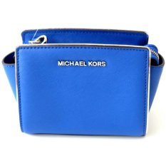 Michael Kors Mini Selma Specchio Messenger - Electric Blue