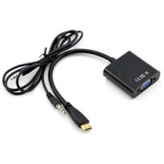 Micro Hdmi To Vga Adapter With Audio Port - Kabel Konverter