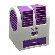 Mini Fan USB Ac Mini Fan Usb Cooling Fan Conditioner Portable - Ungu