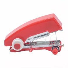 Mini Manual Sewing Household Machines / Mesin Jahit - Merah