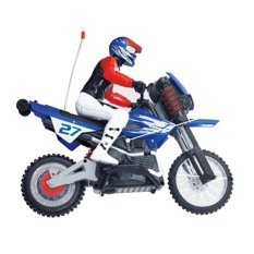 Mini Remote Control RC Mini Scramble Motorcycle - HQ528 - Black Blue
