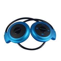 Mini Sports Neckback 503 Stereo Headset Wireless Bluetooth Handsfree for Samsung/iPhone/LG (Blue) (Intl)