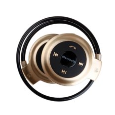 Mini Sports Neckback 503 Stereo Headset Wireless Bluetooth Handsfree for Samsung/iPhone/LG (Gold) (Intl)
