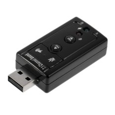 Mini USB 2.0 3D Virtual 12Mbps External 7.1 Channel Audio Sound Card Adapter