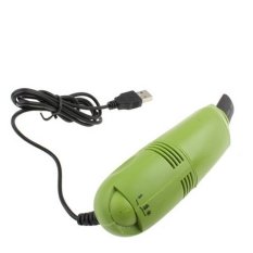 Mini USB Vacuum Keyboard Cleaner for Laptop Computer PC - Green