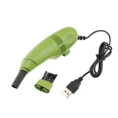 Mini USB Vacuum Keyboard Cleaner for Laptop Computer PC - Hijau