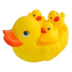 MOMO Mainan Bebek Jala - Bebek Induk Anak - Bebek Mandi 4pcs