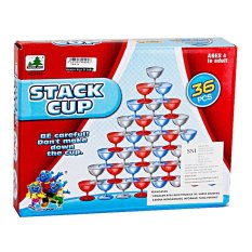 MOMO Mainan Stack Cup 8123 Isi 36 Pcs - Mainan Susun Gelas Ages 4+