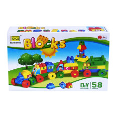 Block 58 Pcs Hc 006c set mainan bangunan jual set mainan bangunan Block 58 Pcs Hc 006c set mainan bangunan jual set mainan bangunan