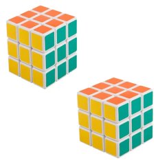 MOMO Toys Mainan Rubik 3 x 3 Full Color Isi 2 Pcs - Mainan Rubik Warna