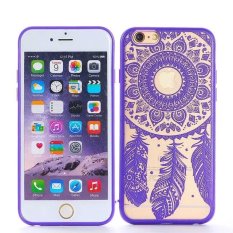 Moonmini Ultra Slim Hard Hybrid Dream Catcher Design Back Case for Apple iPhone 6 Plus 5.5 inch (Purple)