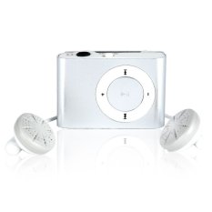 Moreno Pod MP3 Player TF Card with Small Clip - Silver