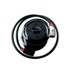 Multi-color Mini Sports Neckback 503 Stereo Headset Wireless Bluetooth Handsfree for Samsung/iPhone/LG (Black) (Intl)