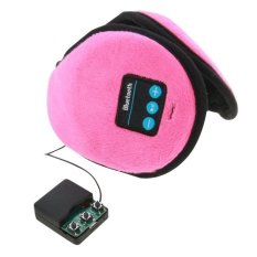 My-Call Bluetooth V3.0 Headset Warm Winter Earmuff for iPhone 6 and 6s / iPhone 5 and 5S / iPhone 4 and 4S and Other Bluetooth Devices(Magenta) - Intl