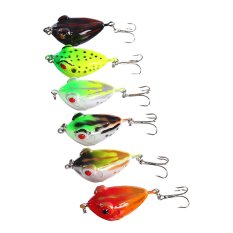 New Arrival Artificial Frog Fishing Lure Minnow Plastic Hard Baits Crankbaits 6pcs/lot 4.2cm 6.2g - Intl