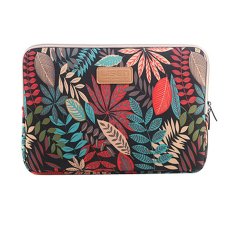 New Bohemian Style Canvas Fabric 13 Inch Laptop Sleeve Macbook / Macbook Pro / Macbook Air Sleeve Case Dell / Hp /Lenovo/sony/ Toshiba / Ausa / Acer /Samsun Ultrabook Bag Cover(BALCK) (Intl)