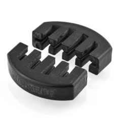 New Mute Heavy Rubber Electric Acoustic Violin Fiddle Silencer 4/4 Black - Intl