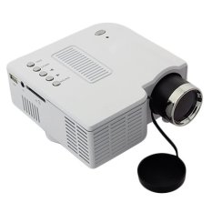 New Portable Home Theater Computer Displayer Mini Multimedia LED Projector US Plug(White) - Intl