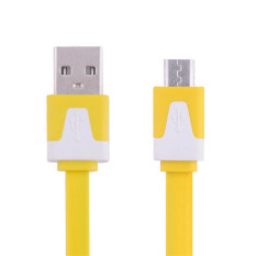 New Rondaful Universal USB Data Cable for Samsung and Android Cell Phone (Yellow) - Intl