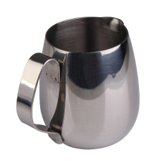 New Stainless Steel Drum Shape Espresso Coffee Milk Frothing Jug 350ML (Intl)