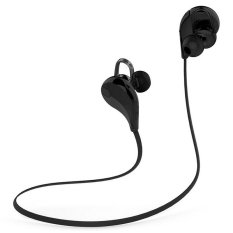 New Wireless Bluetooth 4.1 Stereo Fashion Sport Running Headphone Studio Music Headset for iPhone Samsung Ecouteur (Black) - Intl