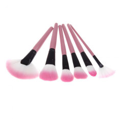 NiceEshop 32Pcs Wood Makeup Brushes Kit Professional Cosmetic Make Up Set with Pouch Bag Pink - Intl
