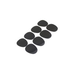 niceEshop 8pcs Alto Tenor Saxophone Sax Mouthpiece Patches Pads Cushions (Black)