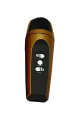 niceEshop Mini KaraoKe Speak KTV Singing Recording Condenser Microphone for iPhone IOS System Moible Phone (Orange)