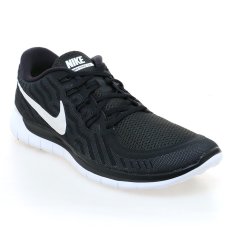 Nike Free 5.0 Sepatu Lari Pria - Hitam-Putih