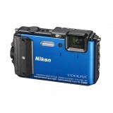 Nikon Coolpix AW 130 - 16MP - 5x Optical Zoom - Biru