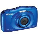 Nikon Coolpix S33 Digital Camera - 13.2MP - 3x Optical Zoom - Biru