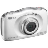 Nikon Coolpix S33 Digital Camera -13.2MP - 3x Optical Zoom - Putih