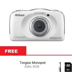 Nikon Coolpix S33 + Gratis Tongsis Monopod + SDHC 8GB