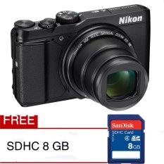 Nikon COOLPIX S9900 Digital Camera - Hitam + Gratis Memory Card