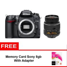 Nikon D7000 - 16.2MP - Kit Nikon AF-S 18-55mm VR II - Hitam + Gratis Memory Sony 8GB