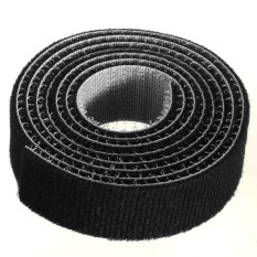 Nylon Velcro Cable Ties Magic Tape for VGA Cables (Black) (Intl)