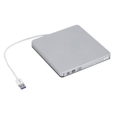 OH USB 3.0 CD/DVD-RW Burner Writer External Hard Drive for Apple Macbook Pro Air (Silver) (Intl)
