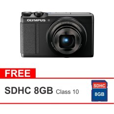 Olympus Stylus XZ-10 Hitam Kamera Pocket + Memory Card 8 GB