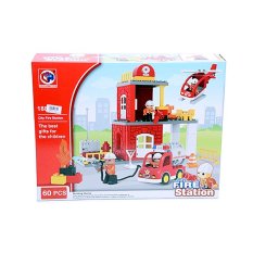 Otoys City Fire Station Mainan Balok Lego 60 PCS - PA-G255908-188-103