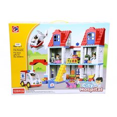 Otoys City Hospital Mainan Balok Lego 120 PCS RS - PA-G255692-188-121
