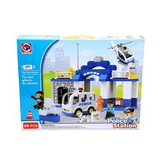 Otoys City Police Station Mainan Balok Lego 66 PCS - PA-G255872-188-112