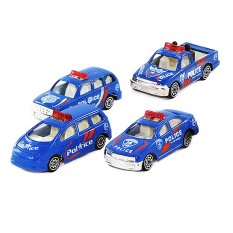 Otoys Police Speed Mainan Mobil 4 PC- EV-305425 - Biru