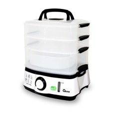 Oxone OX-261 Eco Food Steamer - Hitam-Putih