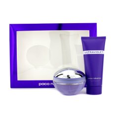 Paco Rabanne Ultraviolet Coffret: Eau De Parfum Spray 80ml/2.7oz + Body Lotion 100ml/3.3oz 2pcs