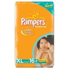 Pampers Ekonomis Xl 16 Tape Xl 12+kg -