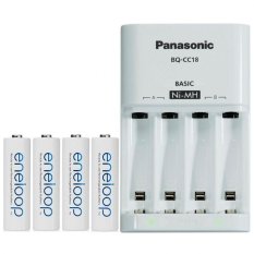 Panasonic Eneloop Basic Charger + Baterai AA 2000mAh 4pcs
