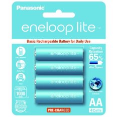 Panasonic Eneloop Lite Baterai AA - 1000 mAh - Bp4 - Biru