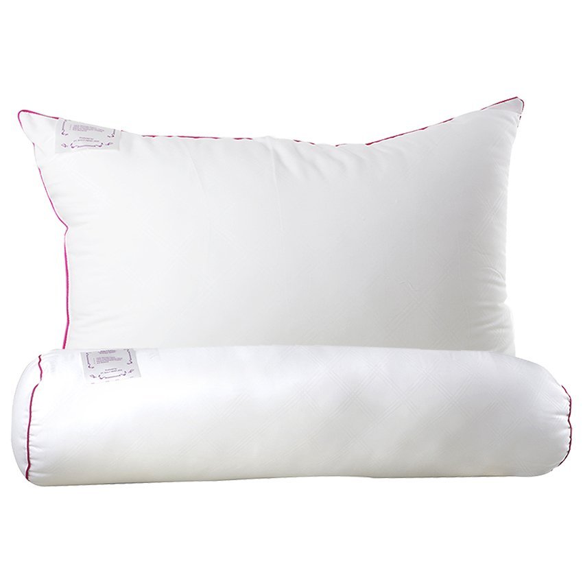 PANTONE Set Bantal & Guling Katun - 2 Buah - Putih