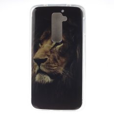 Pattern Clear TPU Silicone Gel Back Cover Skin Soft Case for LG G2 (Black) (Intl)