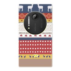 PC Plastic Christmas reindeers Case for Nokia Lumia 1020 multicolor - Intl